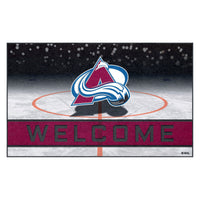 NHL - Colorado Avalanche Rubber Door Mat - 18in. x 30in.