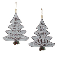 Gerson Message Tree Indoor Christmas Decor (Pack of 4)