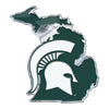 Michigan State University Team State Aluminum Emblem