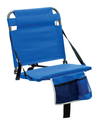 RIO Brands RIO Gear Adjustable Blue Sport Folding Stadium Seat