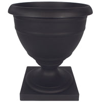 Akro Mils RUA16000G18 16" Black Marina Urn (Pack of 8)