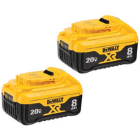 DEWALT 20V MAX XR DCB208-2 20 V 8 Ah Lithium-Ion Battery 2 pc