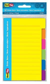 Redi Tag 29500 4 X 6 Divider Notes