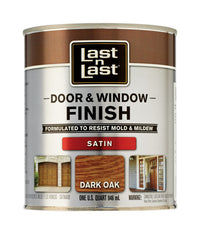 Last N Last Satin Dark Oak Door & Window Finish 1 qt