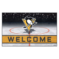 NHL - Pittsburgh Penguins Rubber Door Mat - 18in. x 30in.