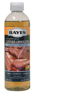 Bayes Non-Toxic Leather Upholstery Cleaner & Conditioner 16 oz. for Drying/Cracking (Pack of 6)