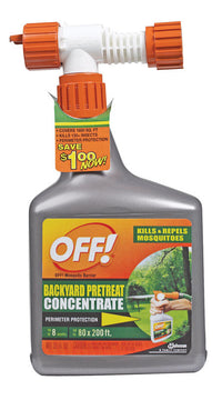 Off! Mosquito Killer And Repellent Mosquitoes 32 Oz (Pack of 4)