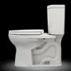 TOTO® Drake® II 1G® Two-Piece Elongated 1.0 GPF Universal Height Toilet with CEFIONTECT and SS124 SoftClose Seat, WASHLET+ Ready, Colonia White - MS454124CUFG#11