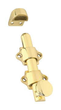 Ives by Schlage Bright Brass Dutch Door Bolt