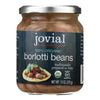 Jovial - 100 Percent Organic Borlotti Beans - Case of 6 - 13 oz