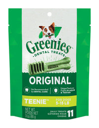 Greenies  Teenies  Original  Dental Stick  For Dog 3 lb. 5.5 in. 1 pk