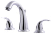 Ultra Faucets Vantage Polished Chrome Widespread Bathroom Sink Faucet 6-10 in.