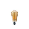 Philips ST19 E26 (Medium) LED Bulb Amber Warm White 40 Watt Equivalence 1 pk