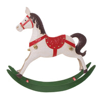 Celebrations Rocking Horse Christmas Decor Metal 1 pk (Pack of 4)