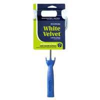 RollerLite White Velvet 4.5 in. W Mini Paint Roller Frame and Cover Threaded End