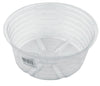 Bond CVS008DL 8" Deep Dish Clear Plastic Saucers (Pack of 25)