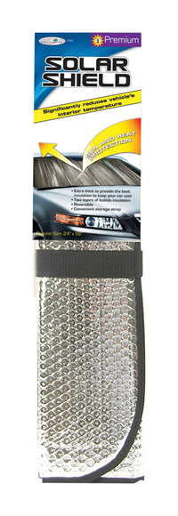 Custom Accessories 24 in. L x 58 in. W Silver Foldable Sun Shade (Pack of 3)