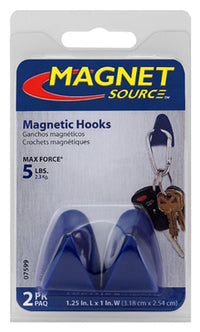 Magnet Hooks With Gripper Pads, 2-Pk.