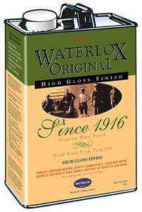 Waterlox Original Transparent High-Gloss Clear Antique Oil Finish 1 gal. (Pack of 4)