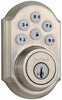 Kwikset SmartKey Satin Nickel Metal Electronic Deadbolt