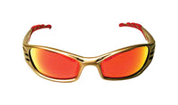 3M  Fuel  Safety Glasses  Red Lens Sandstone Bronze Frame 1 pc.