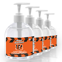 Cincinnati Bengals Super Bowl LVI 16 oz Hand Sanitizer Pumps (4 pack)