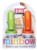 Joie 12916 4 X 1.5 X 1.5 Rainbow Expand & Seal Bottle Toppers Assorted Colors 2 Count