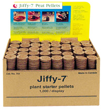 Jiffy J3bulk 1000 Piece Display Jiffy-7 Plant Starter Pellets (Pack of 1000)