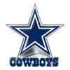 NFL - Dallas Cowboys Script Heavy Duty Aluminum Color Emblem