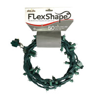 Flex-Shape LED Christmas Light Set, Mini, Pure White, 50-Ct.