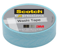 3M C314-P27 .59" X 393" Feather Expressions Washi Tape                                                                                                