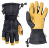 CLC Work Gear Black/Yellow Lined Leather Palm Water-Resistant Goatskin Men's Snow Gloves XL