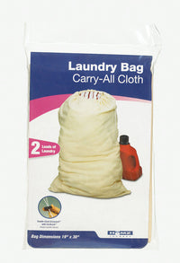 Homz Tan Canvas Laundry Bag