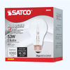 Satco 53 W A19 A-Line Halogen Bulb 1,050 lm Warm White 2 pk