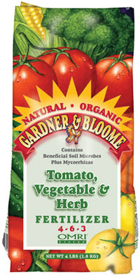 Tomato & Vegetable Fertilizer, 4-6-3 Formula, 4-Lbs.