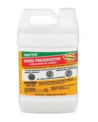 Copper Green Flat Green Oil-Based Wood Preservative 1 gal. (Pack of 4)