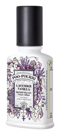 Poo-Pourri Lavender Vanilla Scent Odor Eliminator 4 oz. Liquid (Pack of 12)