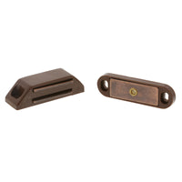 Ultra Hardware Semi-Gloss Brown Plastic Magnetic Latch