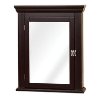 Zenith Products 27.25 in. H X 22.25 in. W X 5.75 in. D Rectangle Medicine Cabinet/Mirror