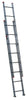 Werner 16 ft. H Aluminum Telescoping Extension Ladder Type III 200 lb. capacity