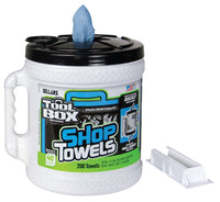 Blue Shop Towels, Big Grip Dispenser Bucket, 200-Ct.