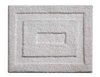 Interdesign Bath Spa Rug Microfiber Made Of 100% Microfiber Polyester 21" X 17" White (Pack of 3)