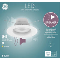 General Electric LED+ White LED Recessed Downlight & Speaker 65 watt