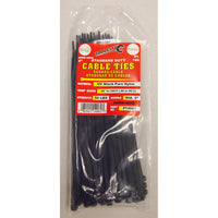 Tool City  8 in. L Black  Cable Tie  100 pk