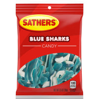 Sathers Blue Sharks Fruity Gummi Candy 3-1/2 oz. (Pack of 12)