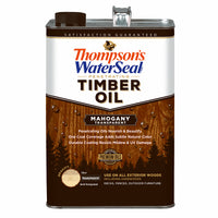 Thompson's WaterSeal Penetrating Timber Oil Transparent Mahogany Penetrating Timber Oil 1 gal (Pack of 4)