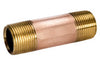 BK Products Southland 1/4 in. FIP Sizes Red Brass Close Nipple 1 in. L