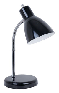 Living Accents  14-1/2 in. Black  Desk Lamp