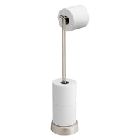 iDesign Classico Satin Silver Toilet Paper Holder