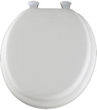 Bemis Round White Vinyl Toilet Seat